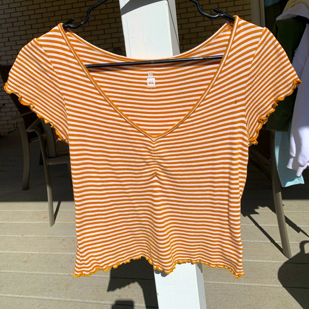 Stripped cropped shirt
